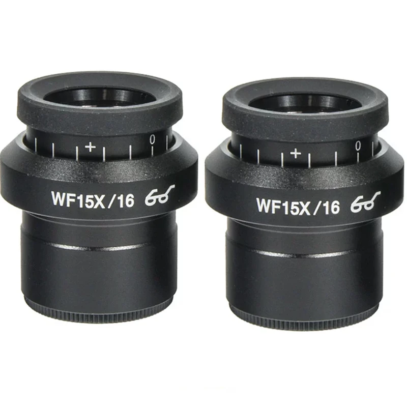 2PCS WF10X 15X WF20X Binocular Stereo Microscope Wide Angle Widefield Eyepiece Ocular Eyepoint Lens Adjustable Wide Field 30mm