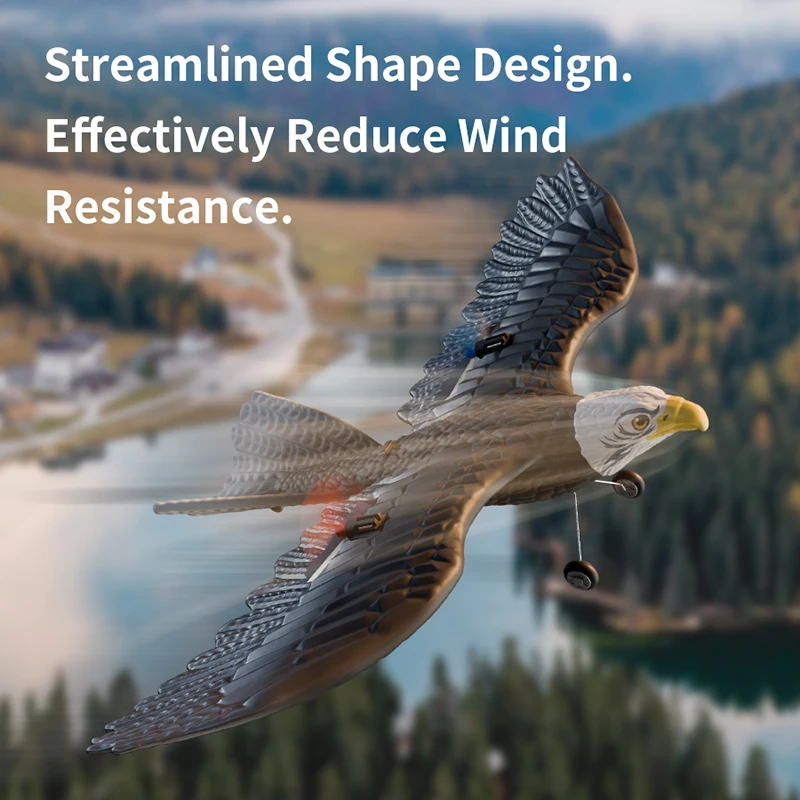 Радиоуправляемый самолет Antsir Eagle Glider 2,4G, 2 канала, 420 мм, пенопластовый материал