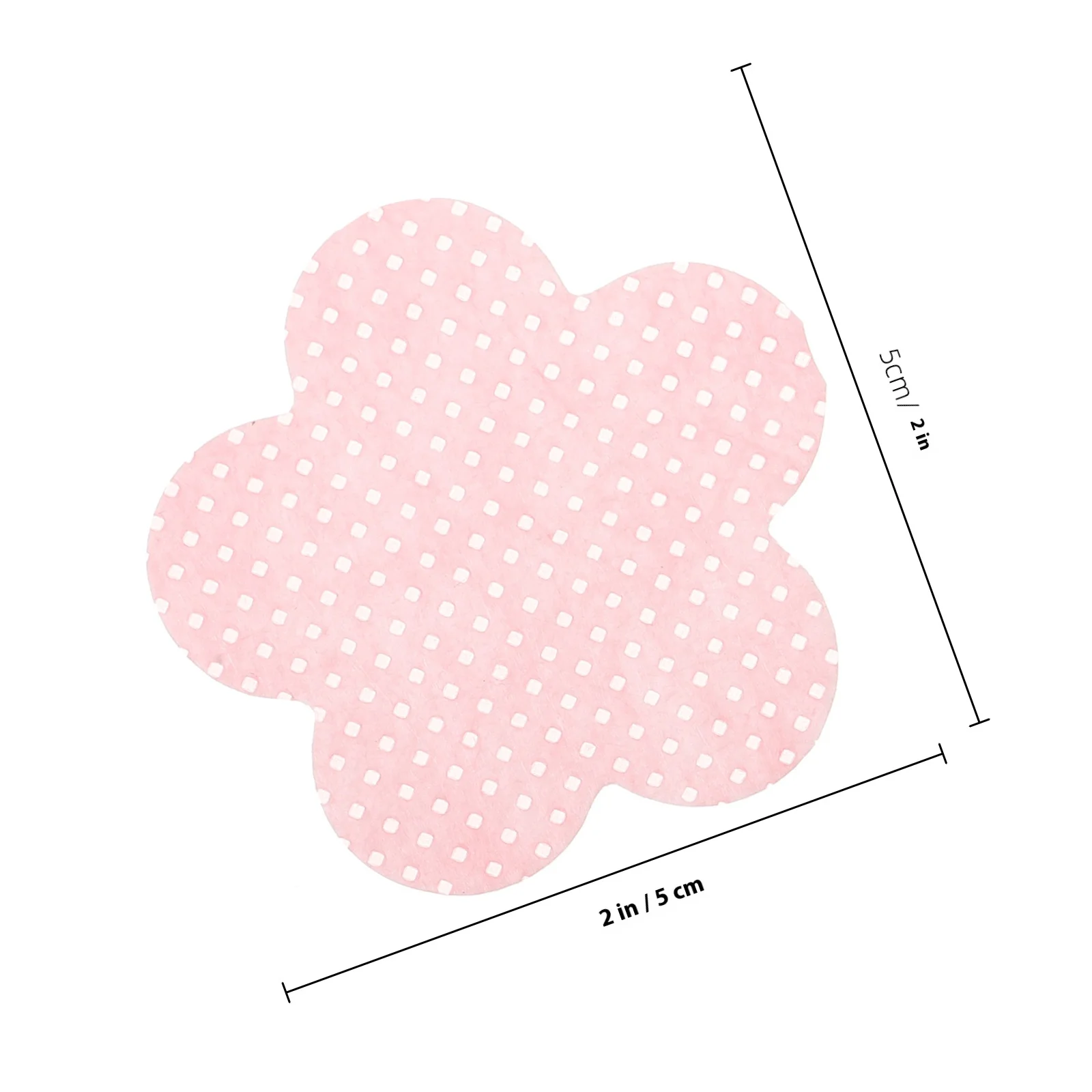 マニキュアリムーバーワイプ糸くずの出ないコットンパッドハート型デザインジェルアクリルディップパウダー除去用トラベルサイズメイクアップ