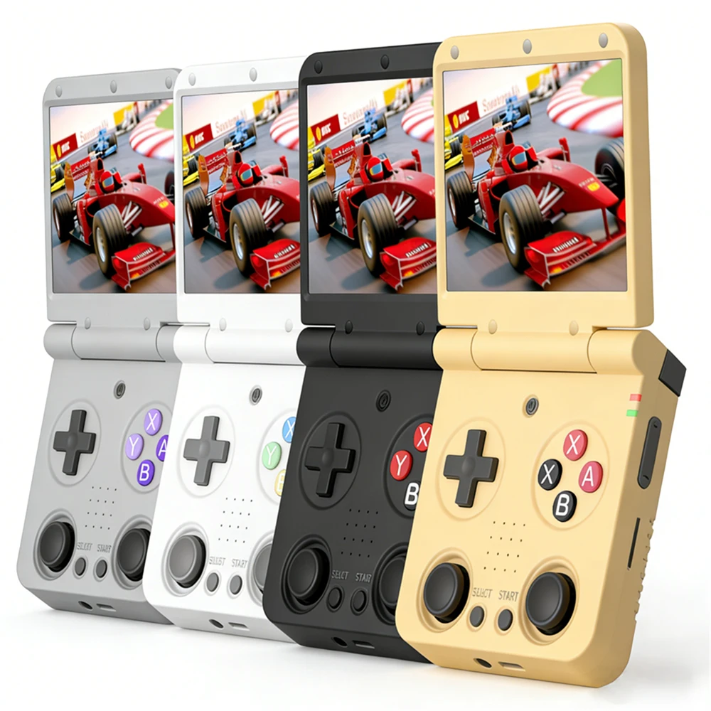 MIYOO Flip V2 Handheld Game Consoles Spelers 3.5''IPS Scherm Linux Systeem Klassieke Retro Draagbare Video Game Simulator Gamer Gift - afbeelding 2