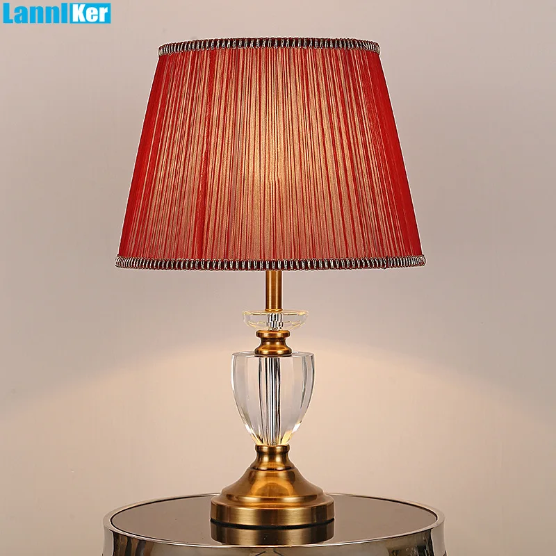 

Modern Crystal Table Lamp Home Decorative Lighting for Living Room Atmosphere Dining Dask Light Bedroom Bedside Table Light Lamp