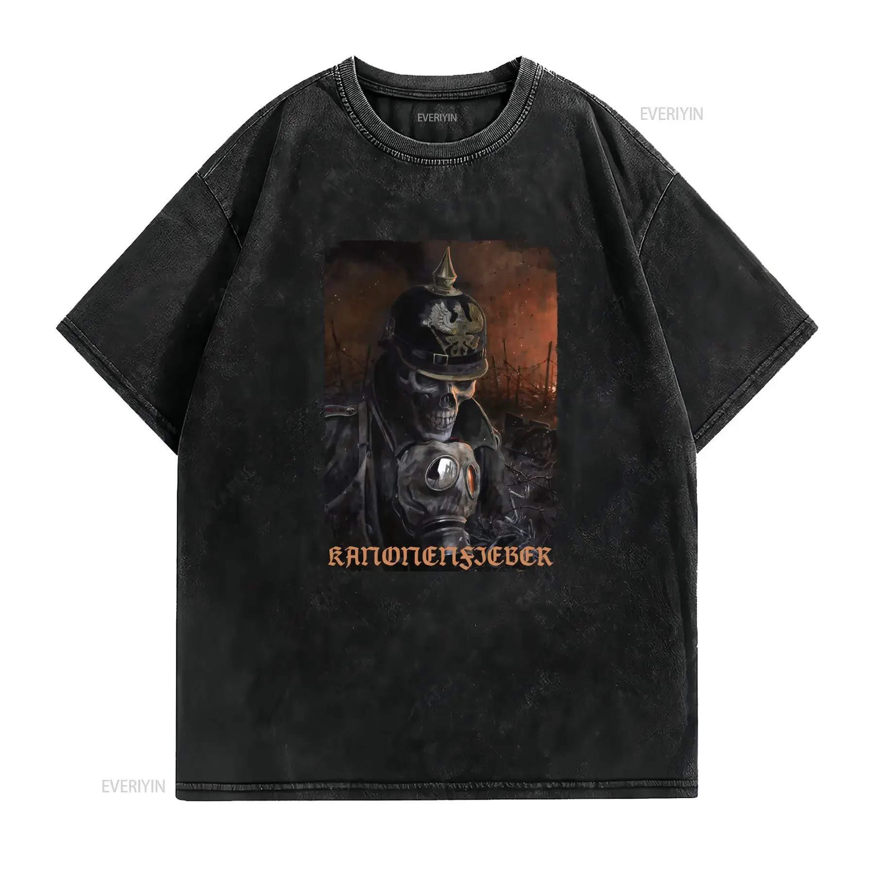 Camiseta Kanonenfieber The Fritz I Band mercancía de gira apta para Soldatenschicksale 2026 casual cuello redondo lavable a