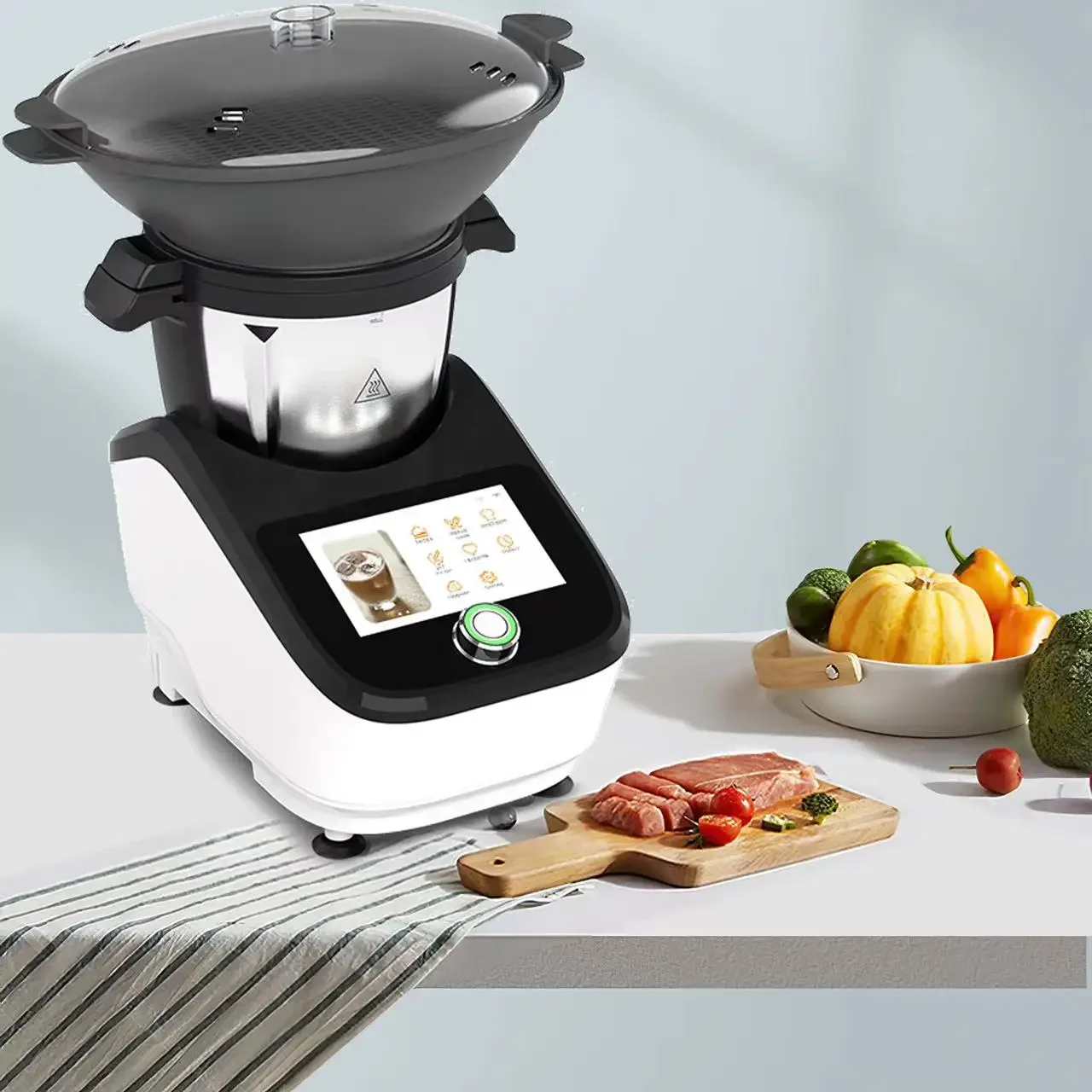 Smart Thermo Cooker Soup Maker Wifi Cooking Robot Thermo Mix Food Processor Multifunctional