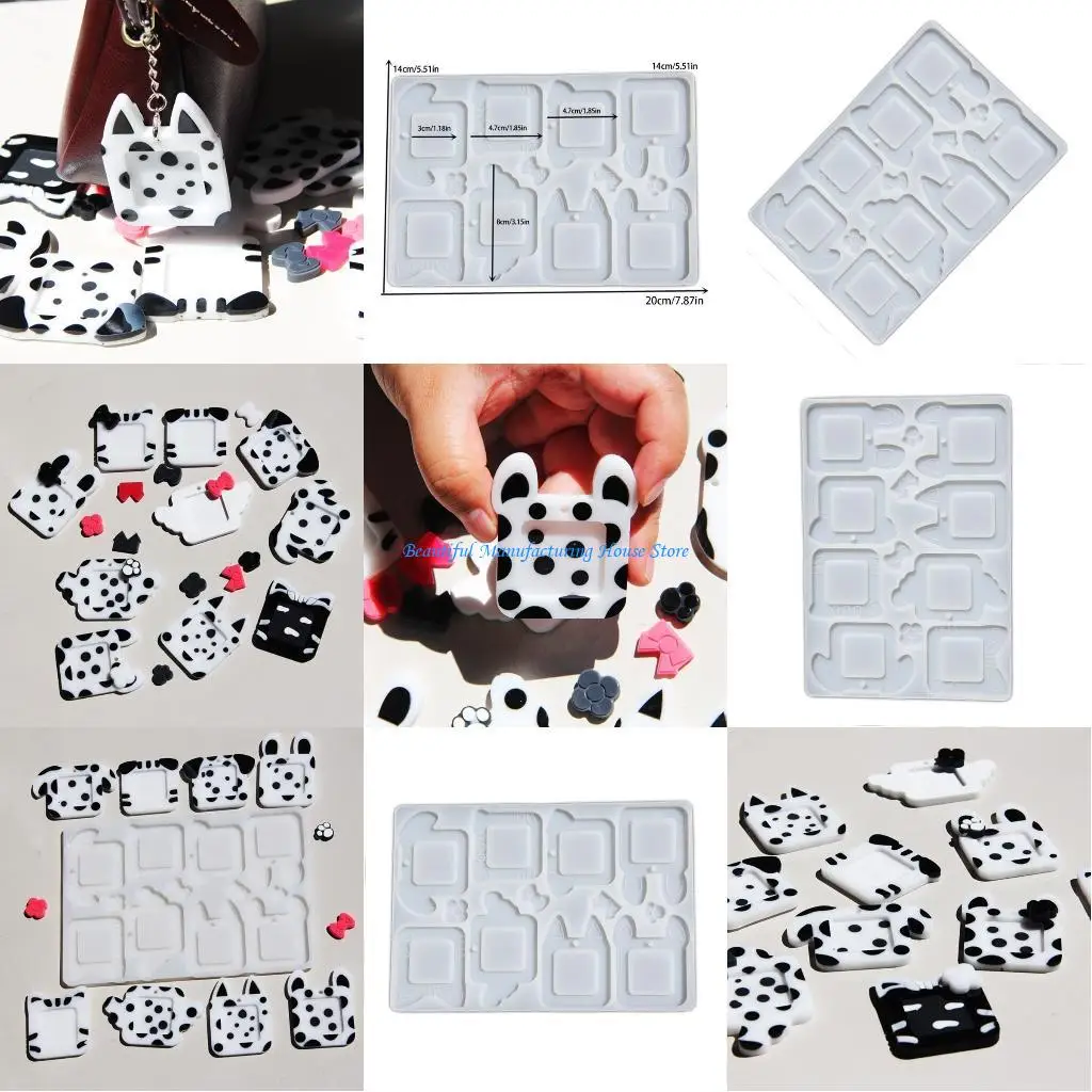 

E56A Multifunctional Animal Pendant Silicone Molds for Creating Jewelry Pieces