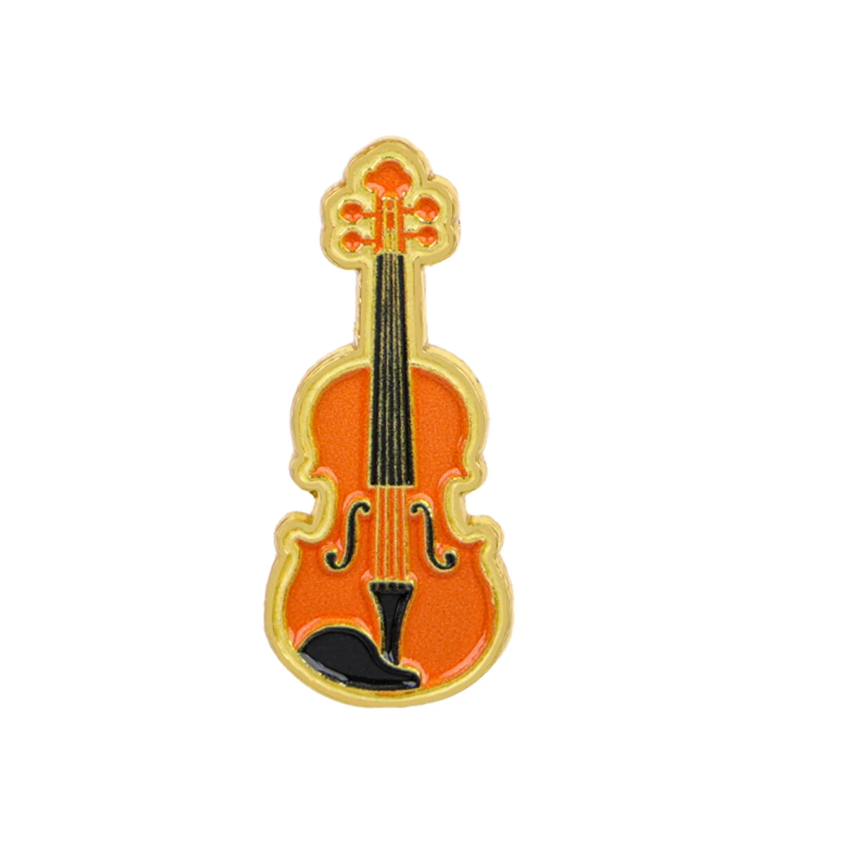 3-teiliges Emaille-Pin-Set mit Klavier, Gitarre und Violine, niedliche Musik-Brosche für Mantelkragen, Reversnadeln, Metallabzeichen, Schmuck, Geschenk für Freunde – Detail 5