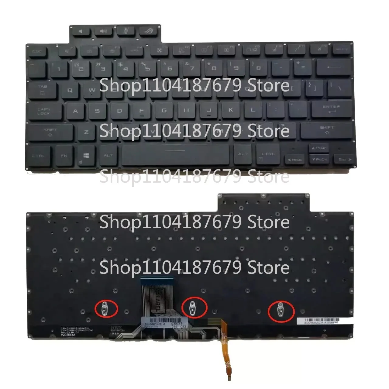 

1pcs Backlit US Keyboard For ASUS ROG G13 GV301 GV301Q GV301R GV301QE GV301QV Laptop