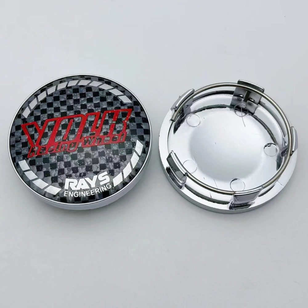 4x 58mm Volks Nabendeckel Radkappen Rays