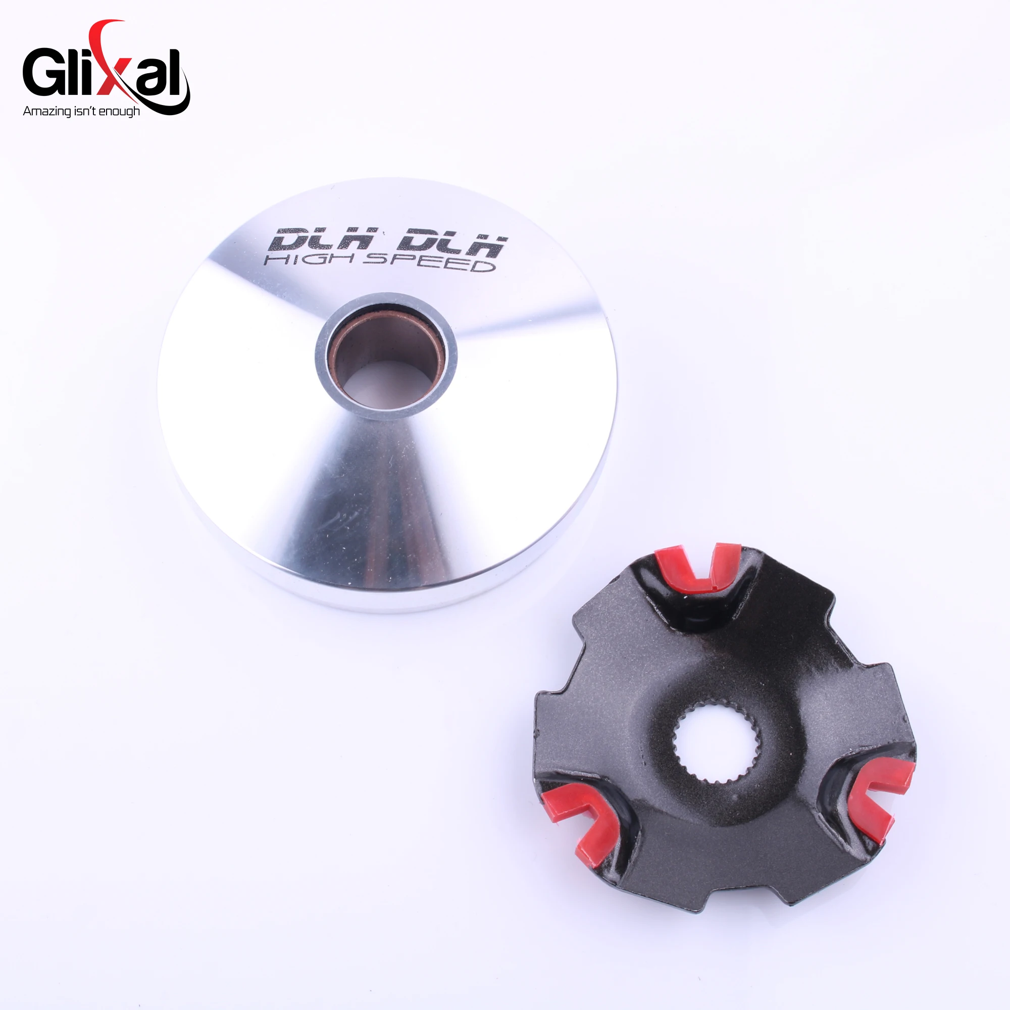 DLH High Performance Racing Variator Kit with 17x12mm Roller Weights for AG50, AG100, Sepia, Address 50, V100, 2T Scooter Moped
