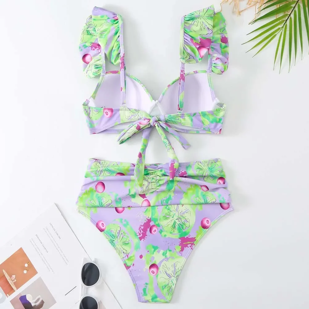 Maillot de bain une pièce Vintage pour femmes, jupe dos nu, Cover-Up pour la plage, vêtements de plage, 2024