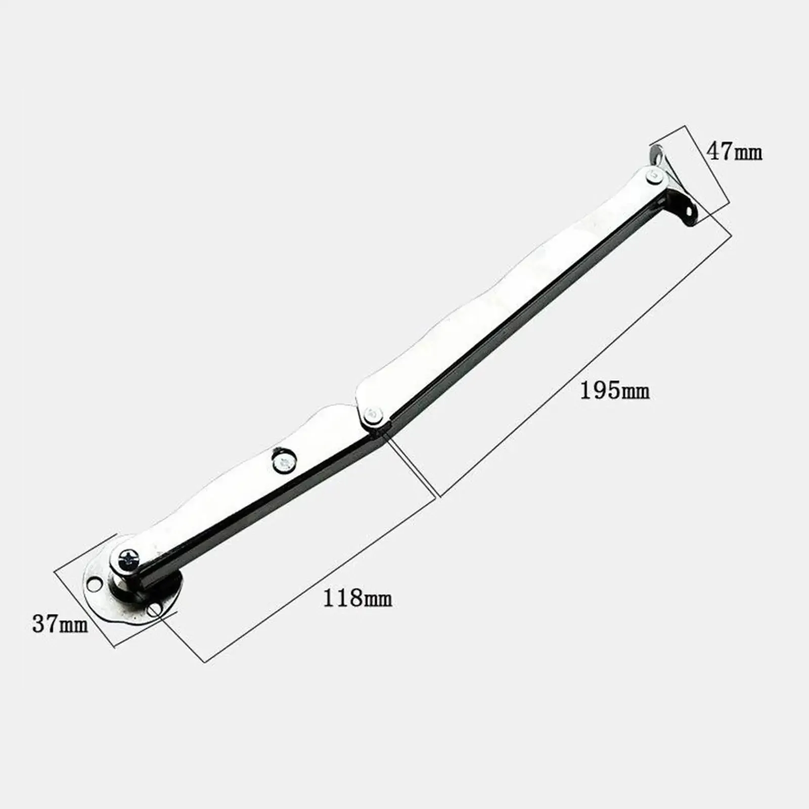 دعامات غاز شديدة التحمل 60N-200N مفصلات دعم غطاء إغلاق ناعمة أوتوماتيكية بطيئة الخفض آمنة غطاء هوائي رافع نوابض غاز
