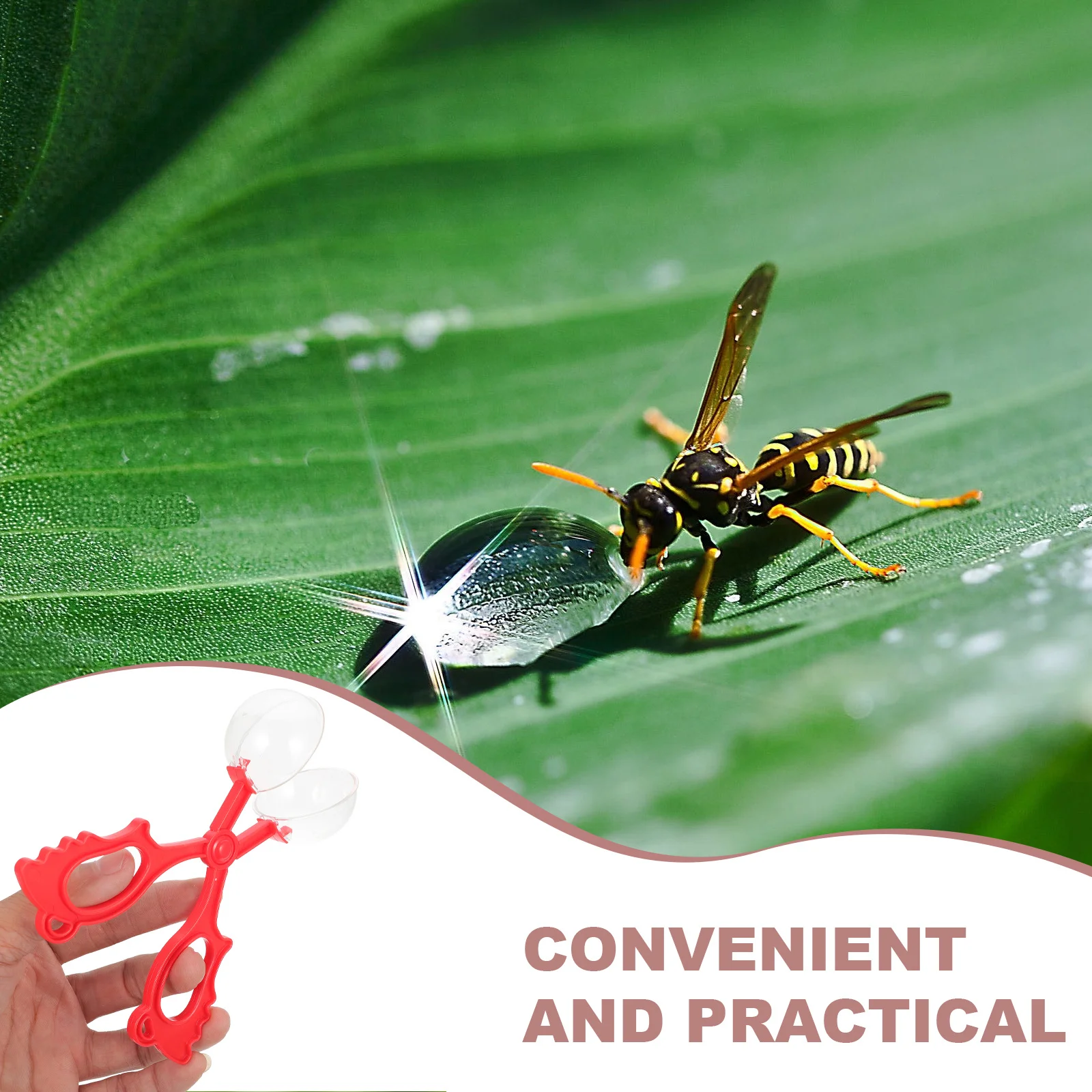 7Pcs Kids Handy Plastic Insect Scissors Clips Catcher Tools Outdoor Exploring Kit Bug Collection Handy Scissors Clips