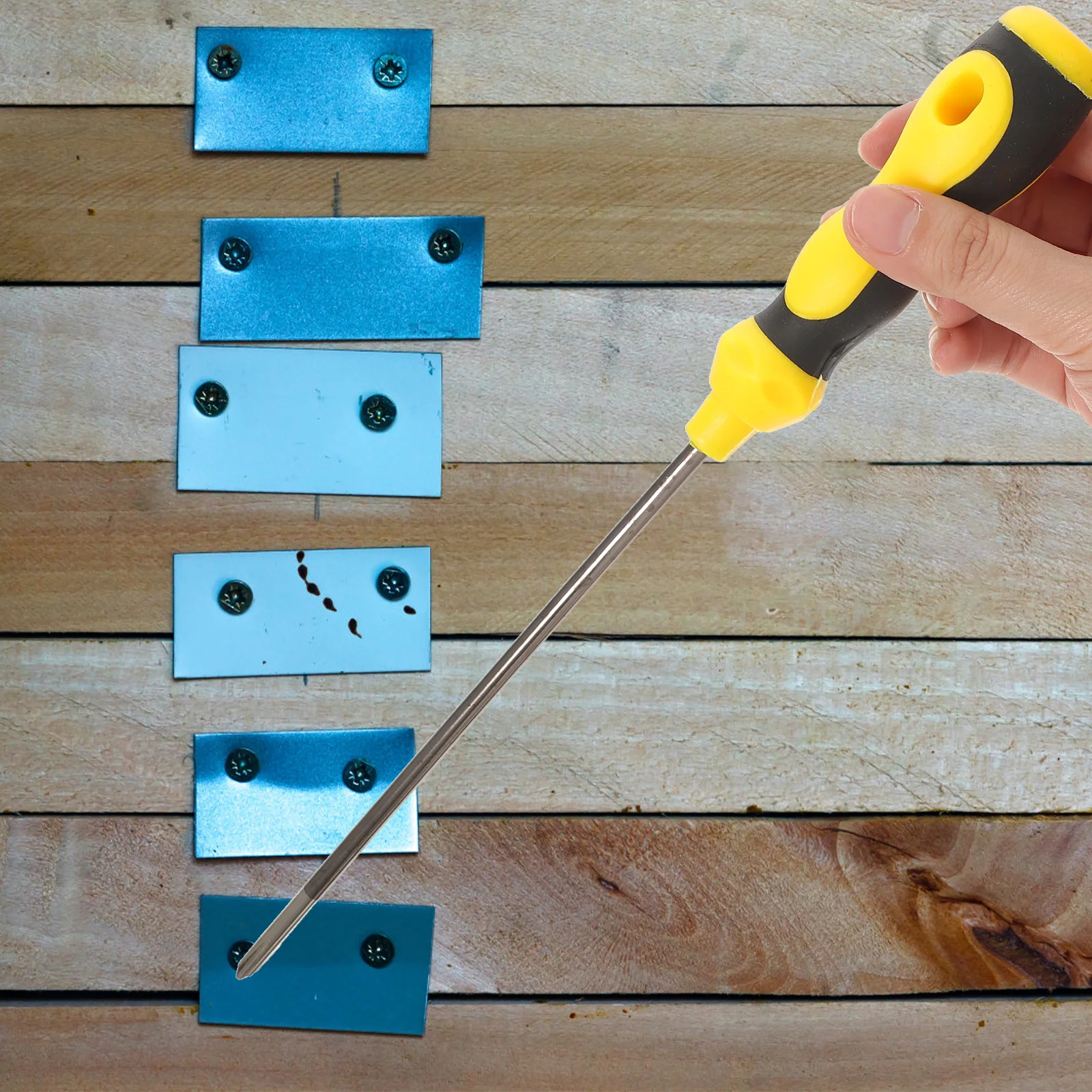 1 مجموعة مفك مجموعة قسط الكروم الفاناديوم الصلب المغناطيسي بت سهلة تجميع تفكيك القرع شكل مقبض لقبضة ثابتة مثالية