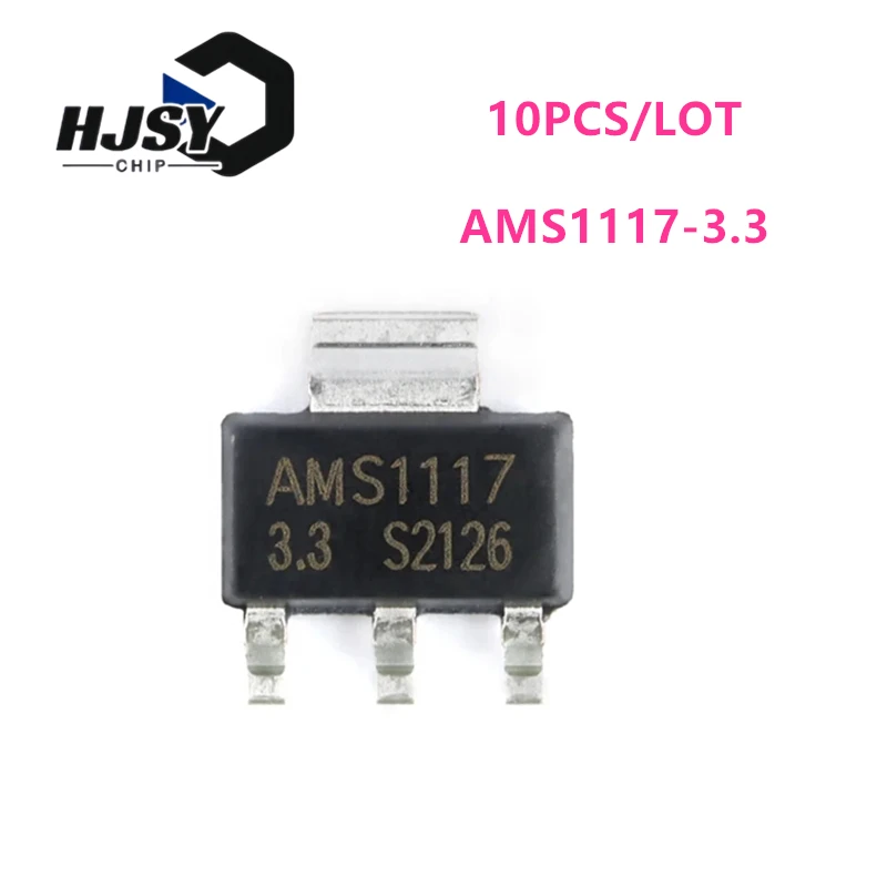 

AMS1117-1.2 AMS1117-1.5 AMS1117-1.8 AMS1117-2.5 AMS1117-3.3 AMS1117-5.0 AMS1117-ADJ Buck voltage regulator chip SOT-223