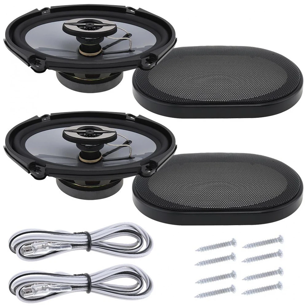 Pair 5*7 Inch Car HIFI Coaxial Speaker 380W 2 Way Automobile Door Audio Music Stereo High Pitch Full Range Frequency Car Speaker