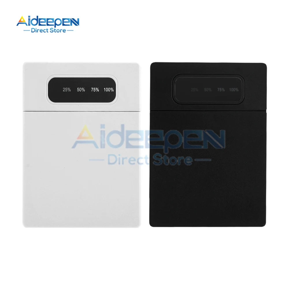 Dual Micro USB Type C Power Bank Shell 5V 2A DIY Shell 18650 Holder Cases Detachable Battery Charge Storage Box Without Battery