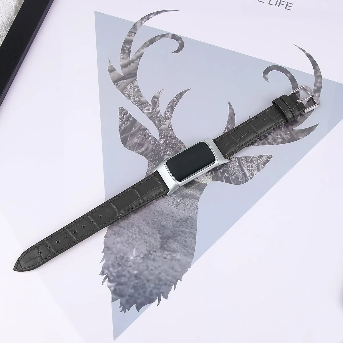 Para Fitbit charge 6 5 correa de cuero de alta calidad mujeres hombres correa de reloj inteligente para fitbit charge 5 6 pulsera correa