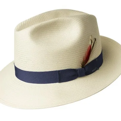 

White Shorts Straw Hand-knitted Hat New Traveling And Shopping Small Hat Fedora Hat