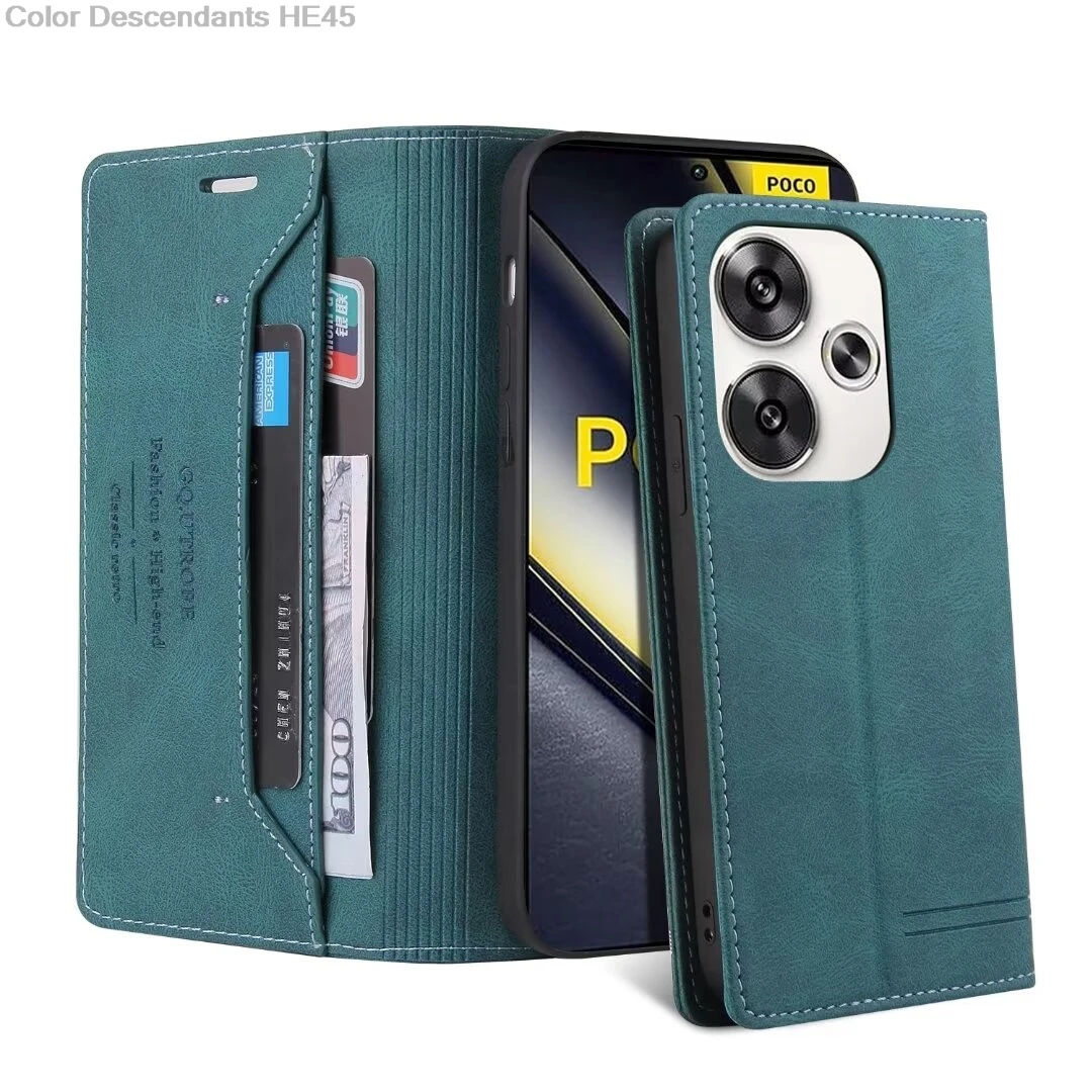 Wallet Anti-theft Brush Magnetic Flip Leather Case For Google Pixel 8a 8 Pro 7a 7 Pro 6 Pro 5a 5G With Card Slot Cover Shell