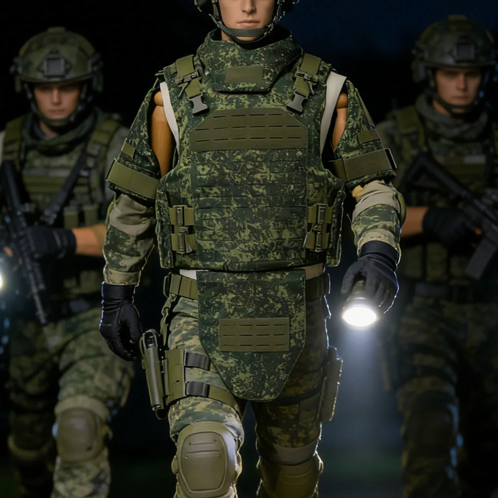 Tactical Carrier Combat Soft Armor Chalecos Anti Stab Laser Cutting Full Defense Vest Multifunctional Outdoor Gear Training Suit