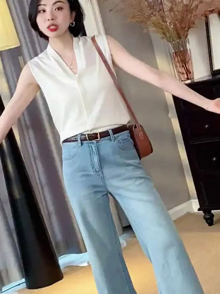 

Faionable Color Knitted Top Svel Base irt Youthful Early Spring Inner Wear Simple Sli Korean Sle Vest