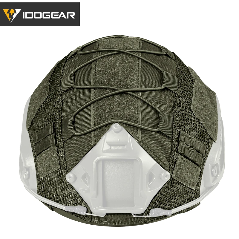 Idogear taktische helm abdeckung für schnelle helm kopf bedeckung taktisches helm zubehör 3802