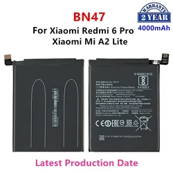 Brand New BN47 4000mAh Battery For Xiaomi Mi A2 Lite/ Redmi 6 Pro BN47 High Quality Phone Replacement Batteries