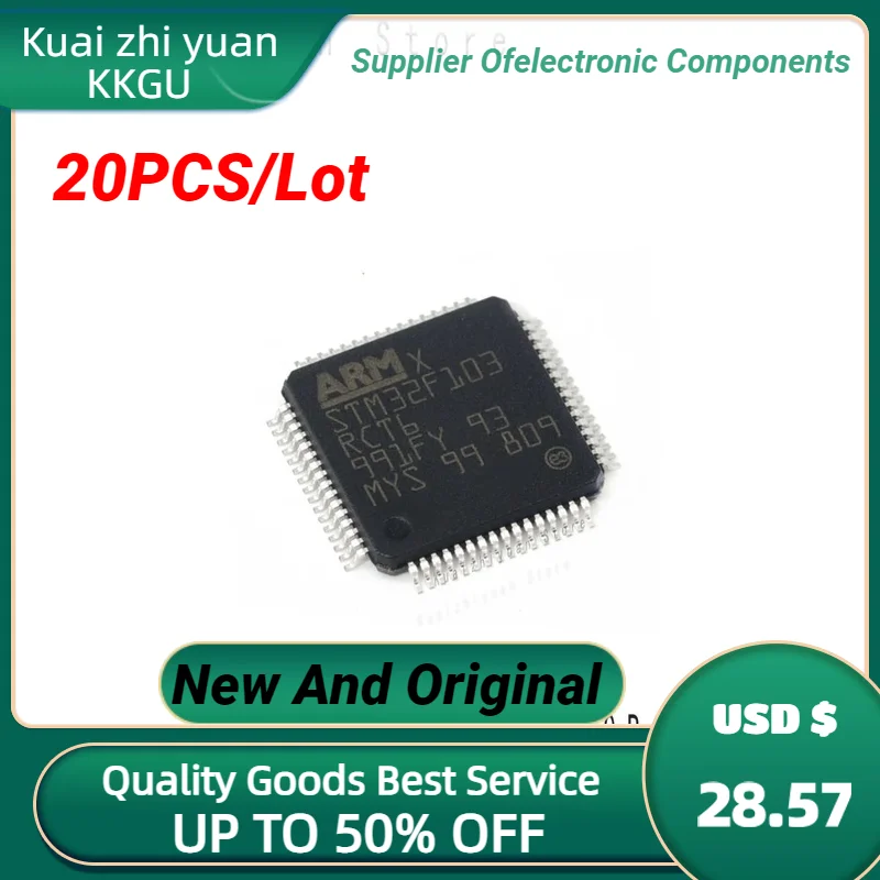 20PCS/Lot New And Original STM32F103RCT6 STM32F103RCT STM32F103RC STM32F103R STM IC LQFP64 QFP64 Chipset Quality Goods