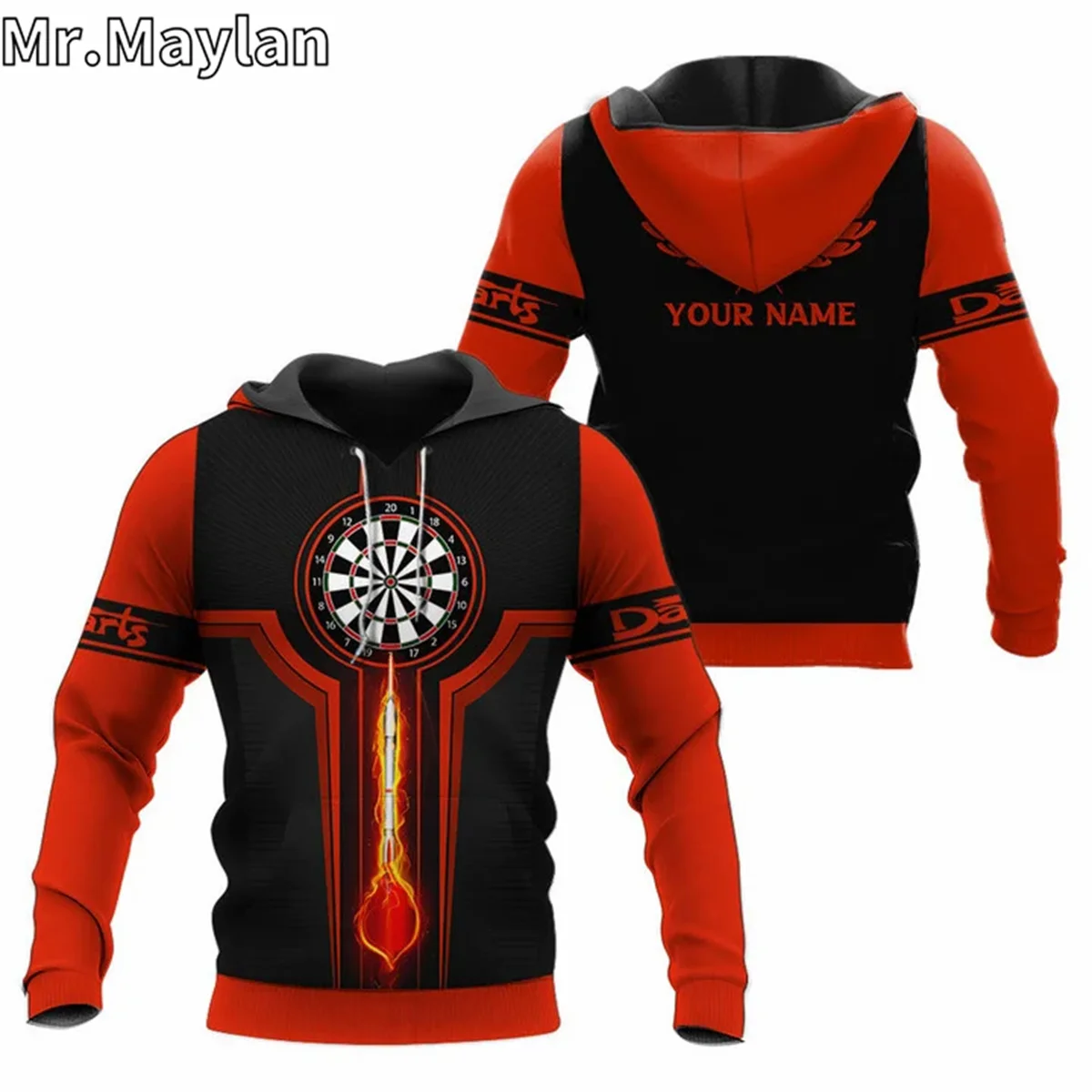 Darts Red 3D Personalized Apparel Jacket Men/Women Hoodie Unisex Casual Boys Streetwear Sweatshirt Pullover Sudadera Hombre