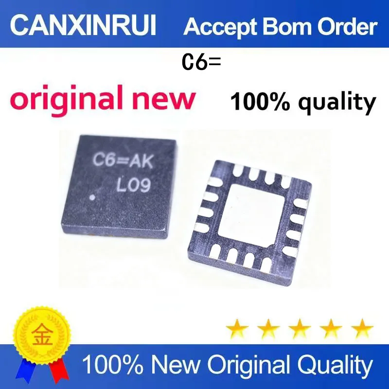 (5 Pieces) New RT8202PGQW C6- Initial C6=QFN-16 C6=6C=QFN10