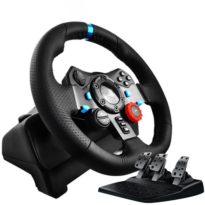 

G29 game steering wheel flying car PS5 racing car 900 degrees simulated driving G923 computer racing simulation driving Luo