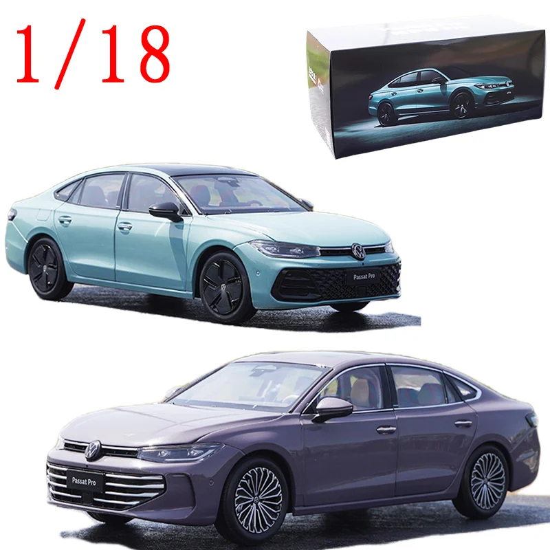

Литая под давлением модель автомобиля из сплава Volkswagen Passat в масштабе 1/18, PASSAT Pro 2024, игровая коллекция автомобилей, игрушки для хобби, оригинальная коробка