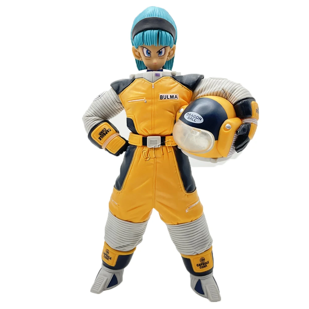 

Anime Dragon Ball Z 22cm Bulma Figure Namek Space Suit Bulma Action Figure PVC Exquisite Statue Collection Model Toys Gifts