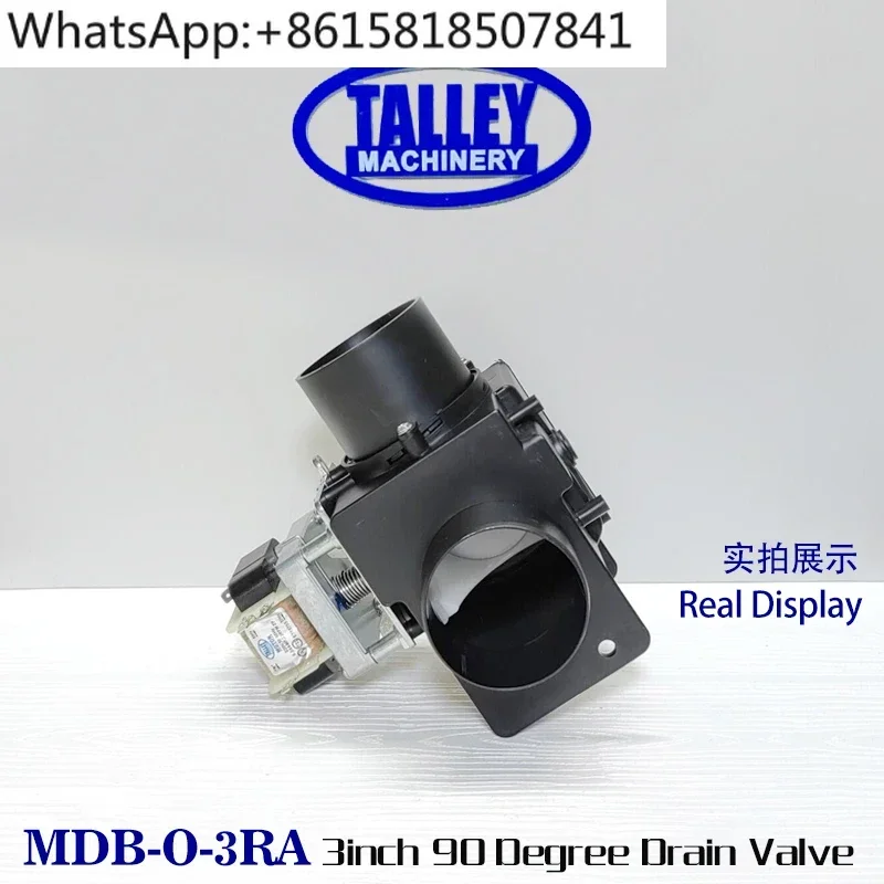 Industrial Washing Machine TALLEY Drain Valve 3 inch 90 degree 180 degree Drain Valve