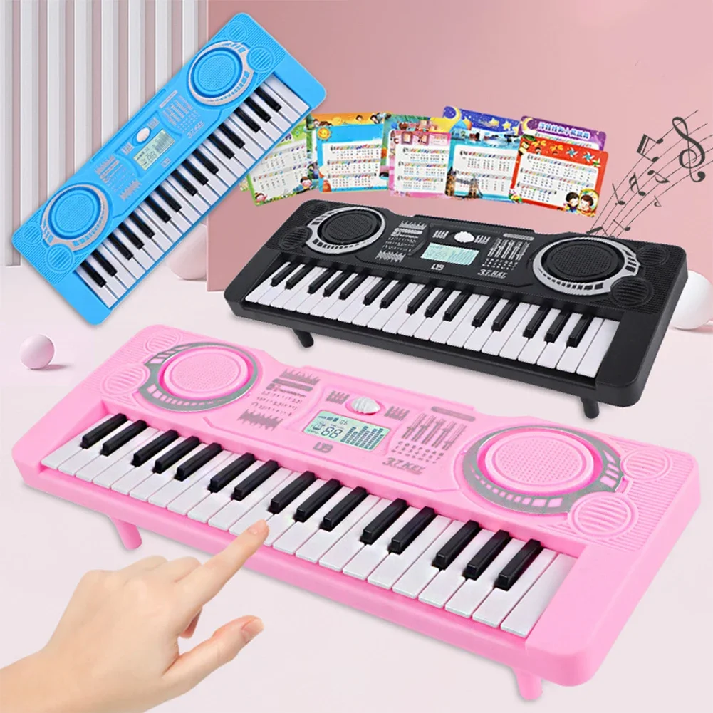 Portable 37 Keys Electronic Piano Digital Keyboard Piano LED Display Musical Instrument Kids Toy Electric Piano For Children