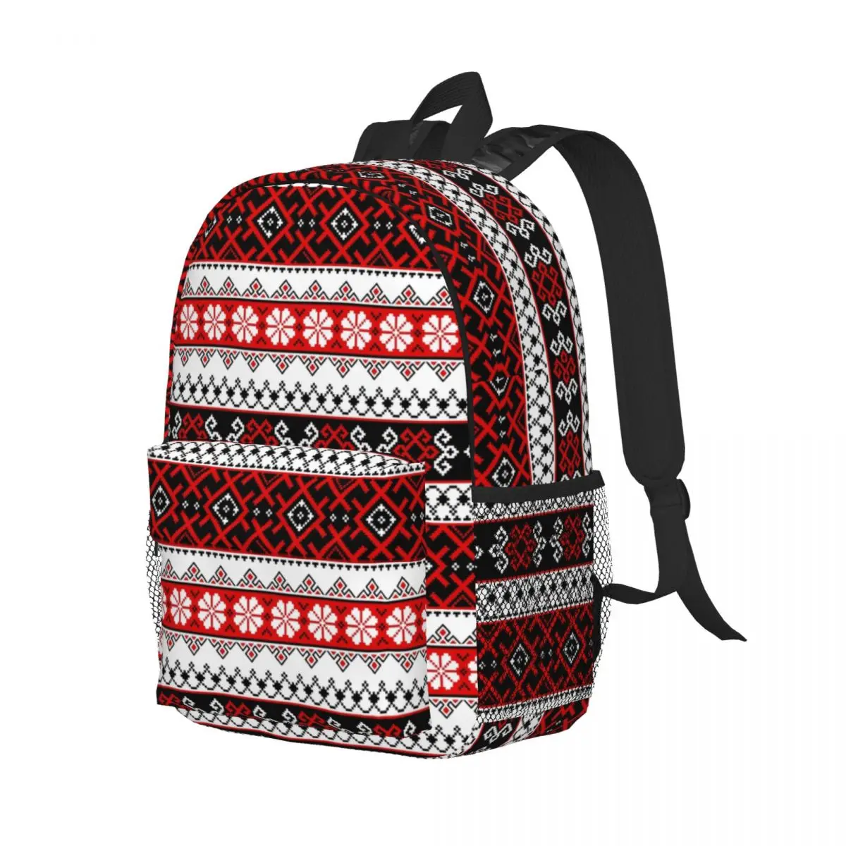 Ukrainian Embroidery Bright Vyshyvanka Leggings Backpacks Water Resistant College School Ukraine Ethnic Bag Printing Bookbags