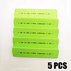 5PCS 7/5f6 1450MAH 1.2V 츄잉껌 배터리 새로운 Sony Walkman Panasonic Walkman CD 플레이어 MD 충전식 배터리 최신