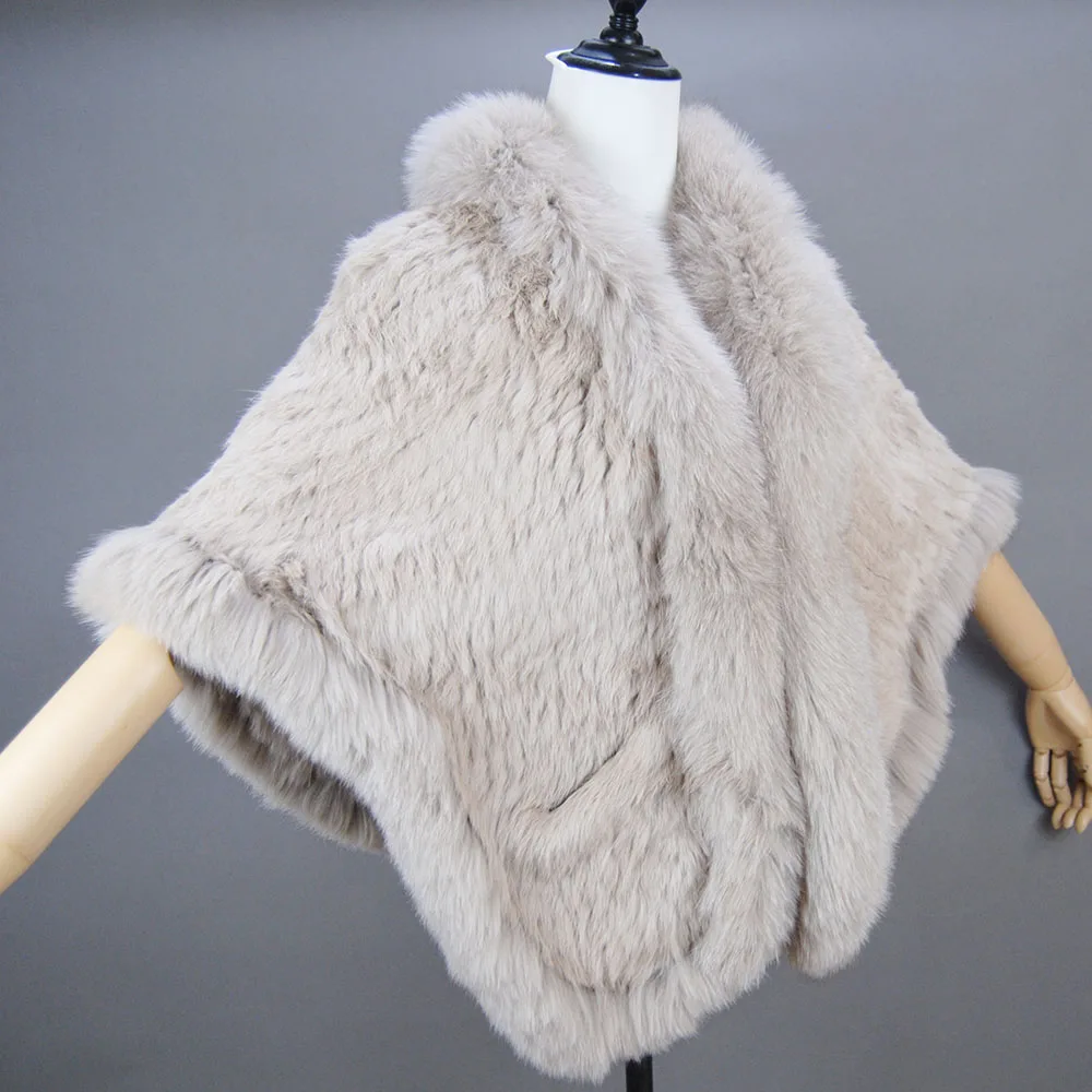 ผ้าพันคอไหมพรมขนมิงค์แท้สำหรับผู้หญิง ผ้าพันคอขนกระต่ายแท้ธรรมชาติสำหรับฤดูหนาว ผ้าคลุมไหล่ขนจิ้งจอกแท้ธรรมชาติสำหรับผู้หญิง