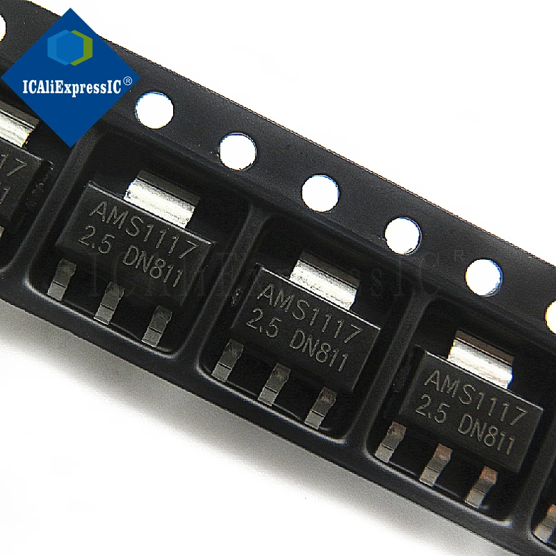 50 Stks/partij AMS1117-2.5 Lm1117 Sot-223 2.5V Lineaire Regelaar In Voorraad