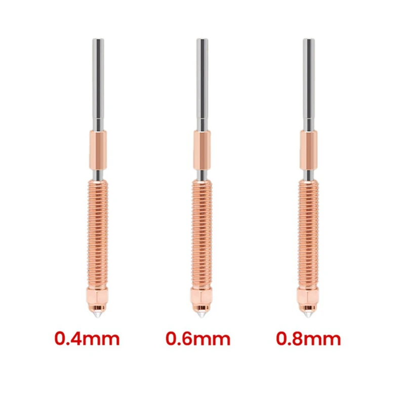 ABAE-For Creality K2 Plus Nozzle Quick-Swap Nozzle Kit Hardened Steel Design For Creality K2 Plus 3D Printer 2PC