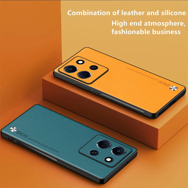 Case For INFINIX Note 30 Case Luxury Silicone Leather Cover For INFINIX Note 30 4G 5G Camera protection Shell Shockproof Bumper