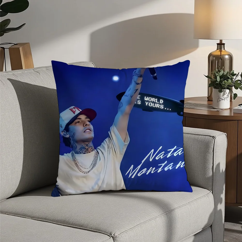 Singer N-Natanael C-Cano Pillow Case Plush Fabric Soft  Pillowcase Double Sided Print Cushion Cover Household Gifts