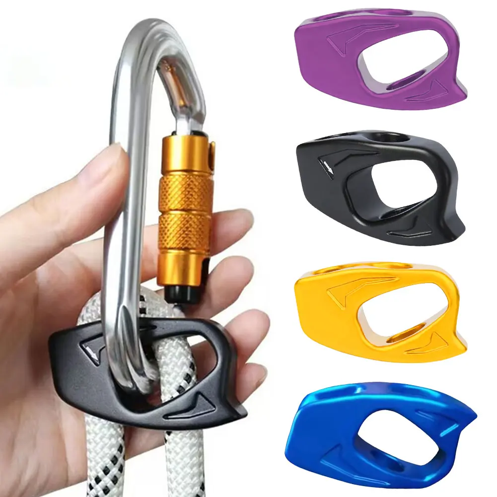 

Climbing Ascender Adjustable Rope Grab Falling Arrestor Ergonomic Handle Ascending Descender Aluminum Alloy for Rock Climbing