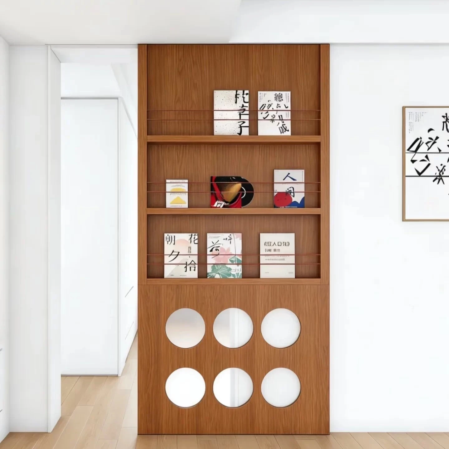 

Раздвижная дверь для книжной полки под дерево, раздвижная дверь для кабинета/гардеробной, скрытая подвесная направляющая без рельсов