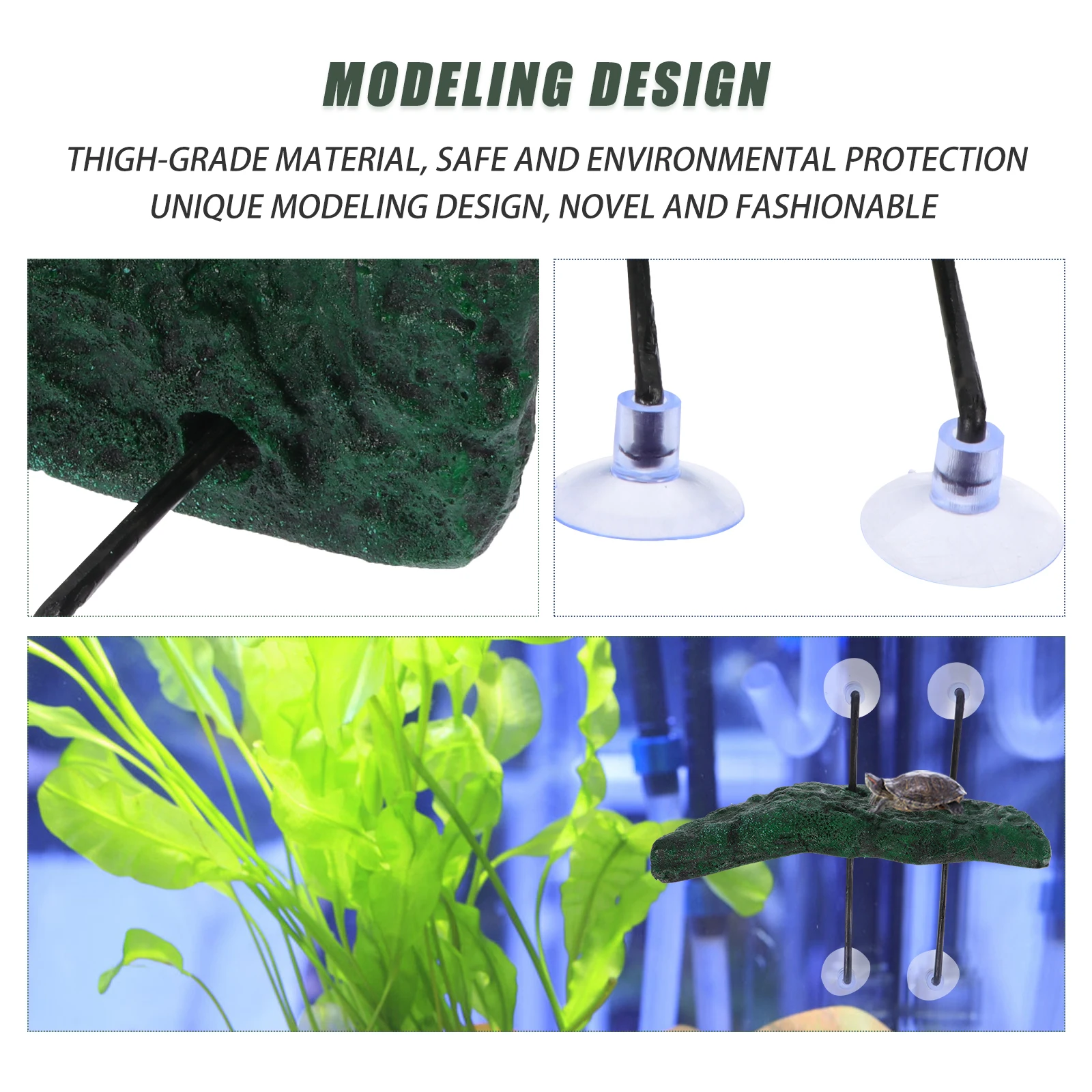 

Floating Sun Drying Platform Durable Turtle Basking Platform Tank Dock Ramp Realistic Simulation Pet Accessory