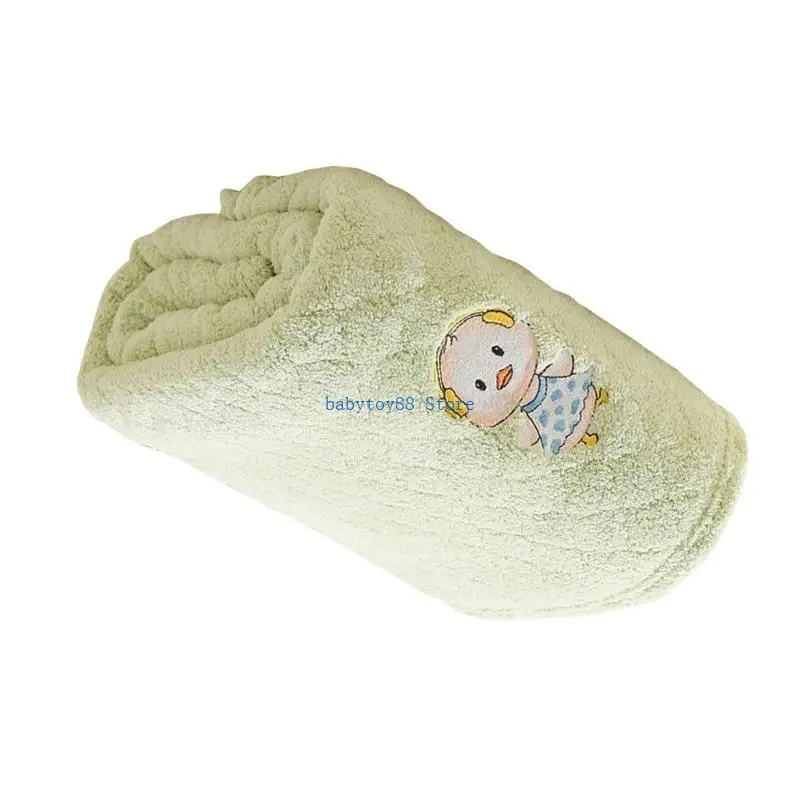 Toalla baño recién nacido y4ud toalla gentil y cómoda vellón coral para niñas chicas