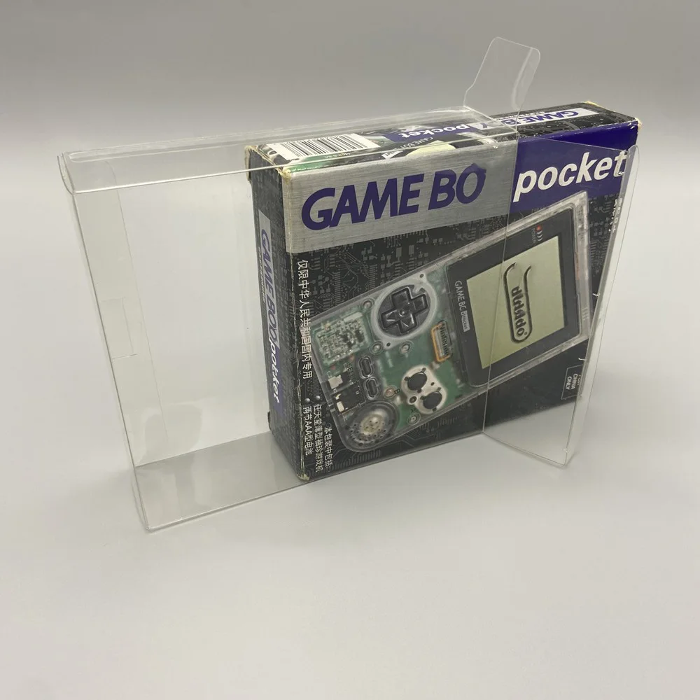 1 Clear Box Protector For The ORIGINAL GAME BOY POCKET GBP US and EU Console Box Case