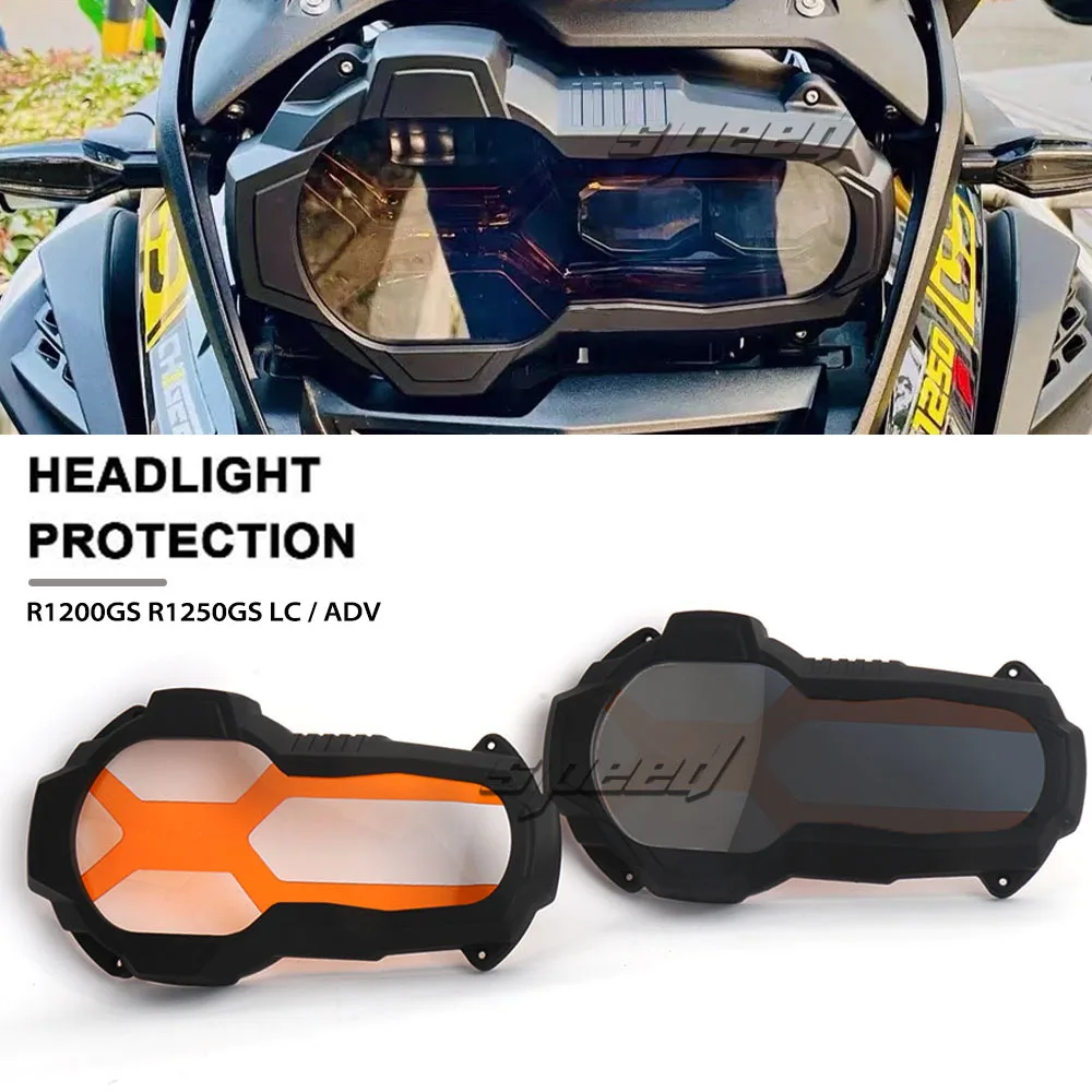 Motorcycle Headlight Protector Guard Orange Fluorescent Covers For BMW R1200GS LC Adventuer R1250GS R 1200GS 1250GS ADVENTUER