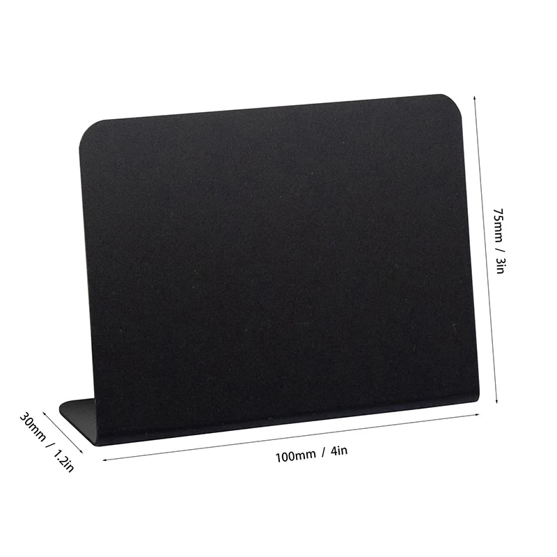 Mini Sinal Quadro com Base Place Cards, Tags de nome, Handheld Menu Blackboard para praticar a escrita, 5pcs