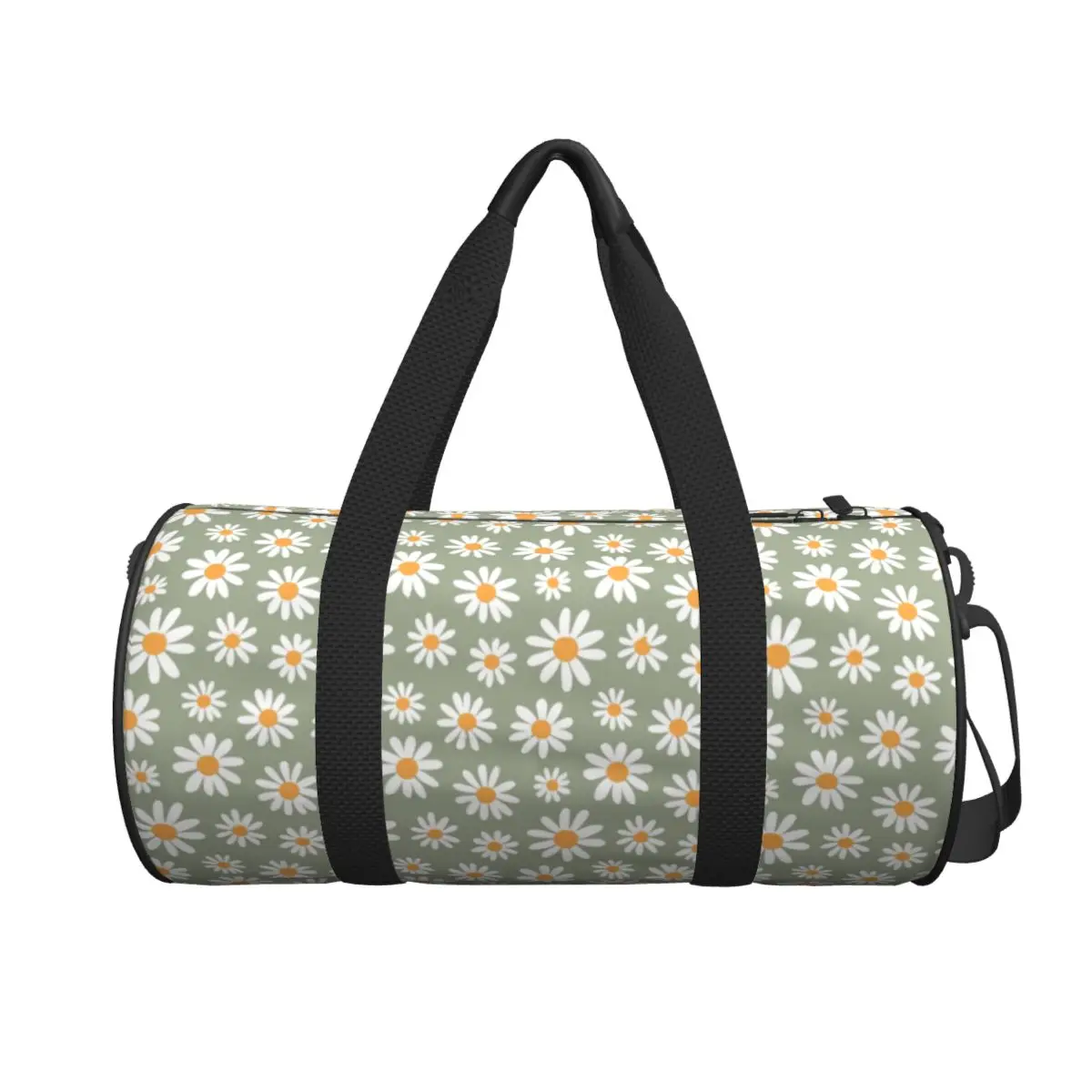 

Spring Daisies Travel Bag Floral Retro Pattern Plant Training Gym Bag Men Large Capacity Graphic Sports Fitness Bags Handbags