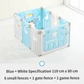 Blue white 8pcs